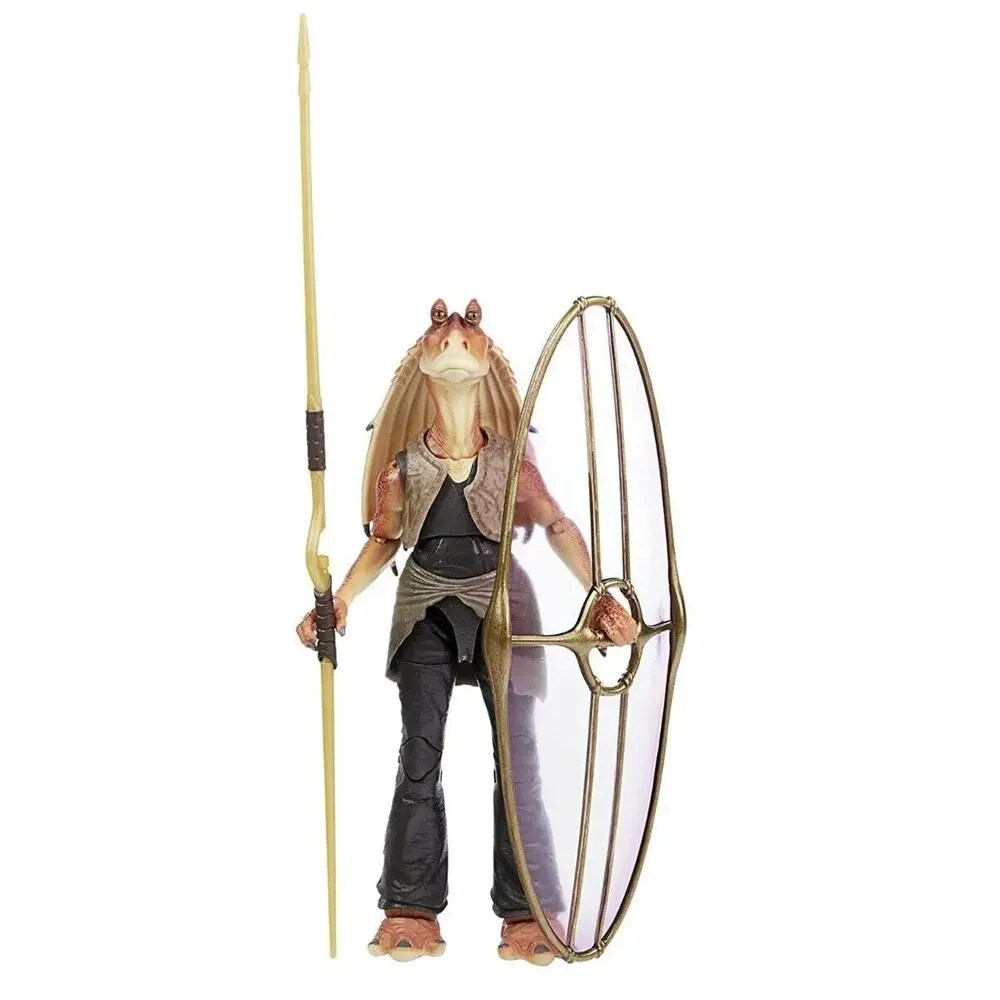 STAR WARS BLACK SERIES JAR JAR BINKS 2021 DELUXE #01 THE PHANTOM MENACE IN HAND